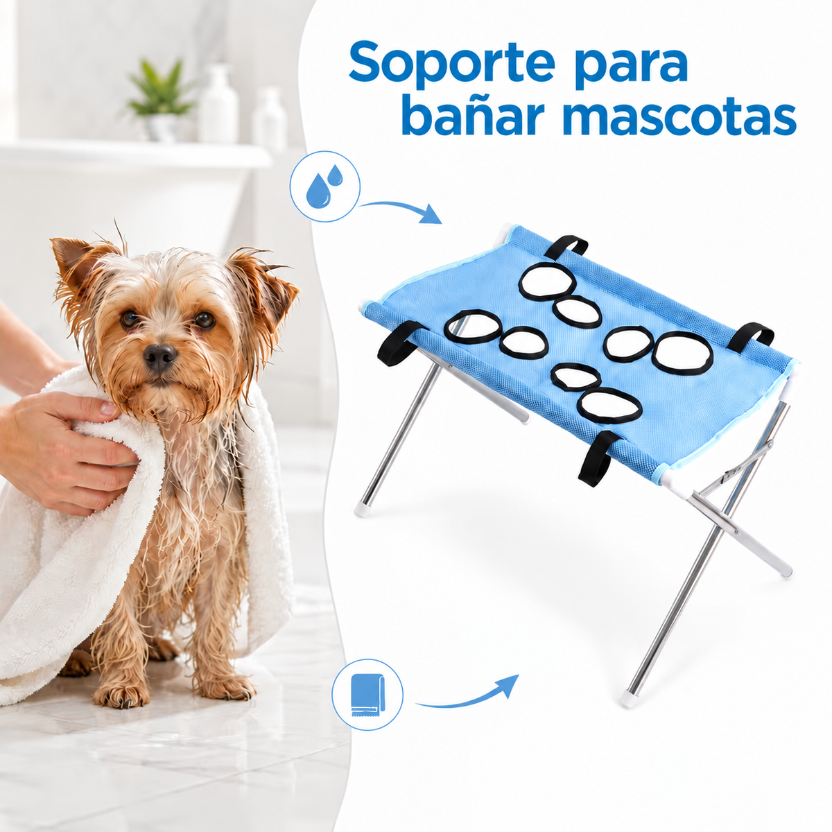Soporte plegable para mascotas